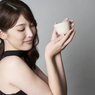 隋白瓷高足杯