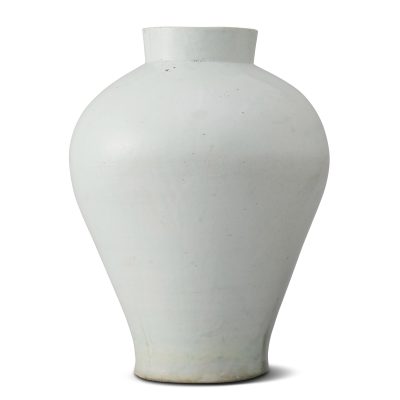 李朝白瓷壺