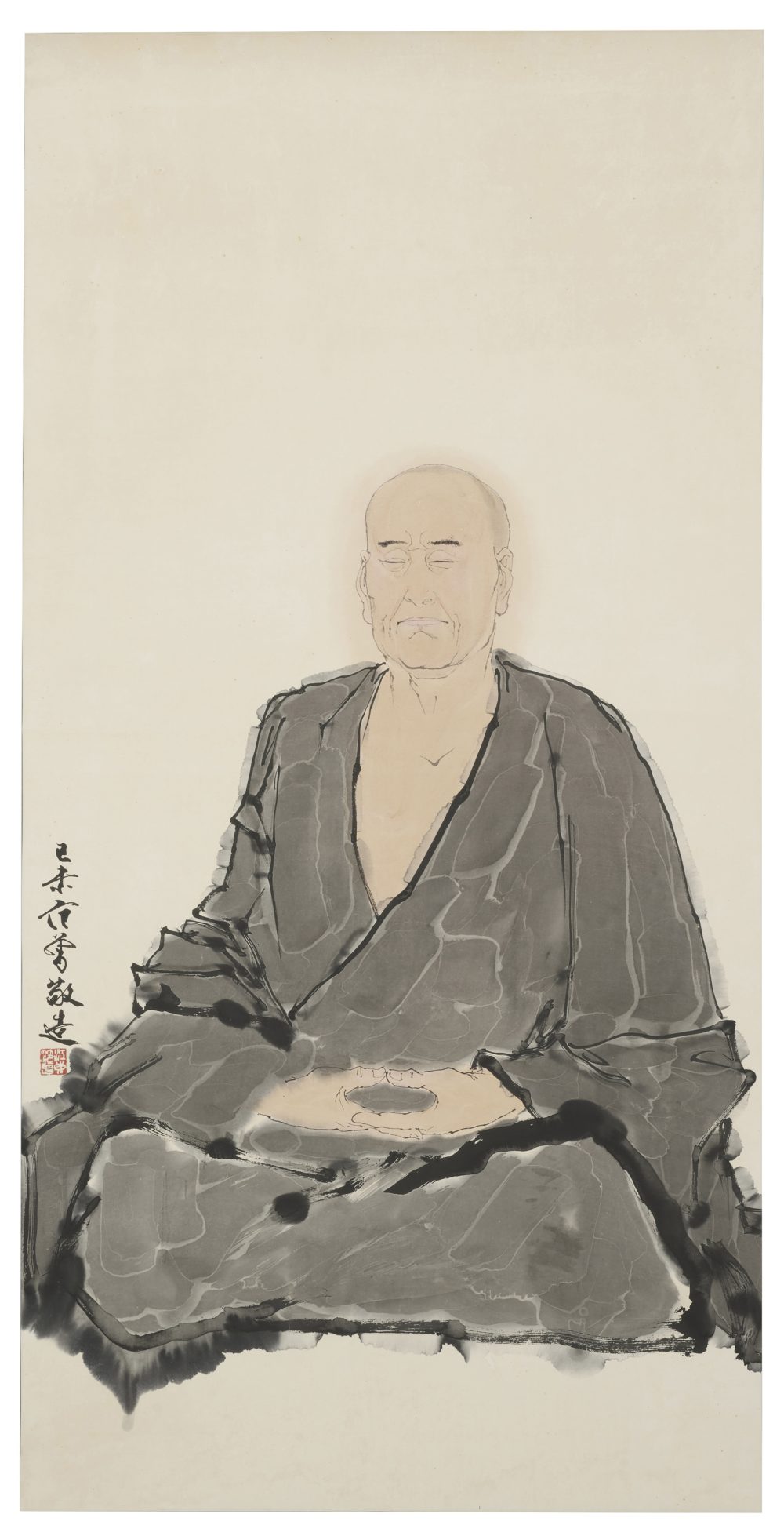 范曾唐鑒真大和尚像