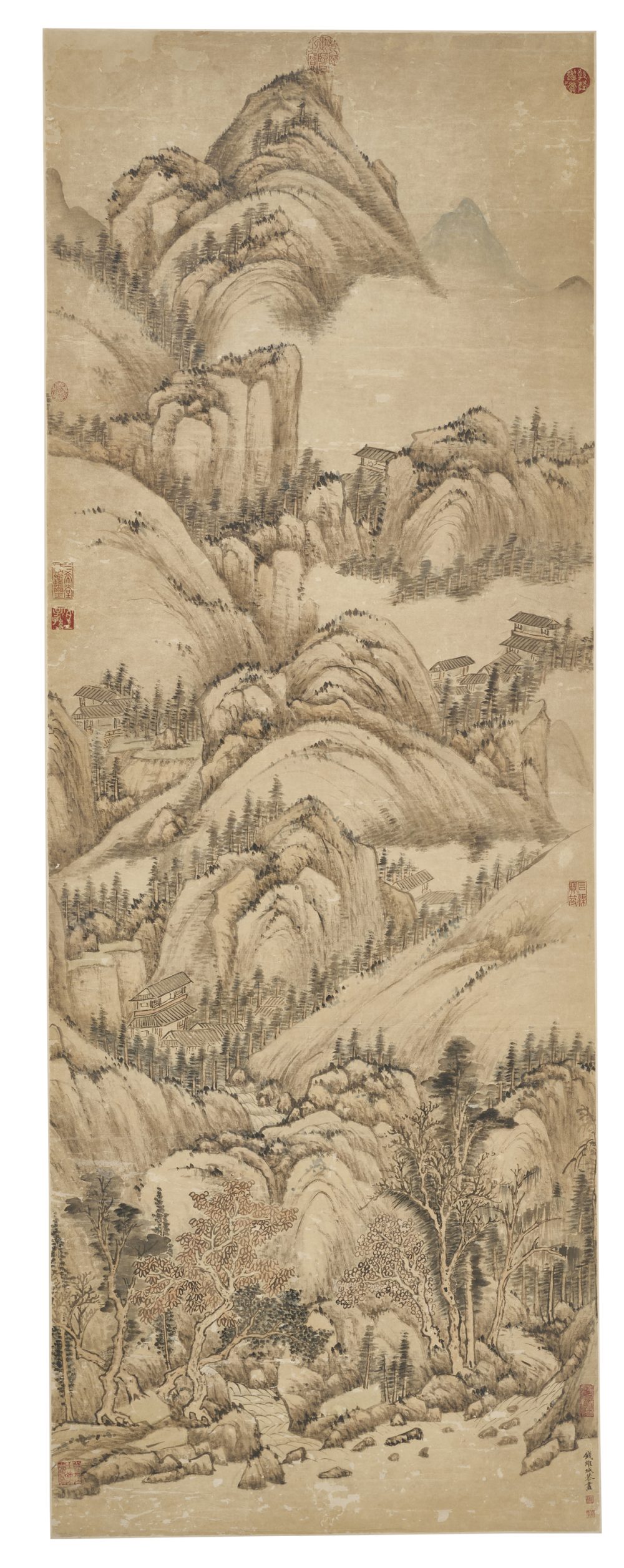錢維城山水畫
