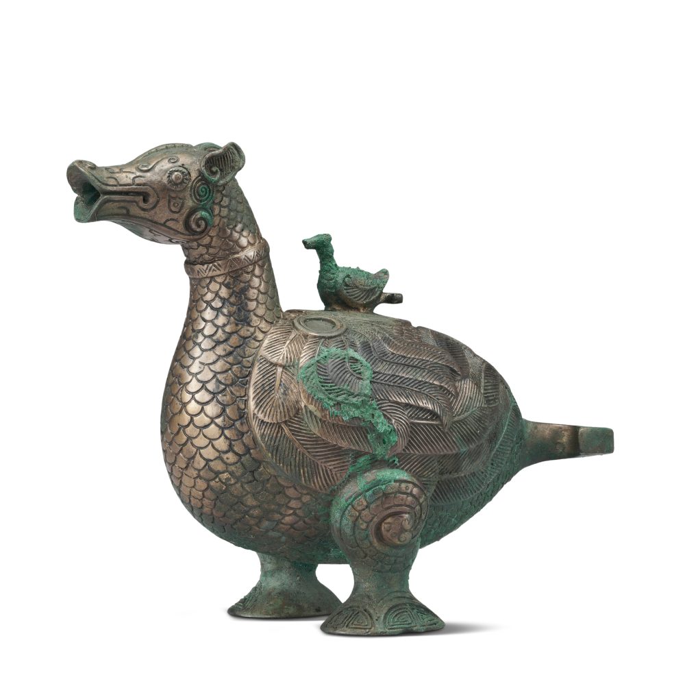 戰國青銅鳥尊