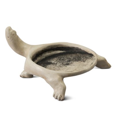 白瓷龜形硯